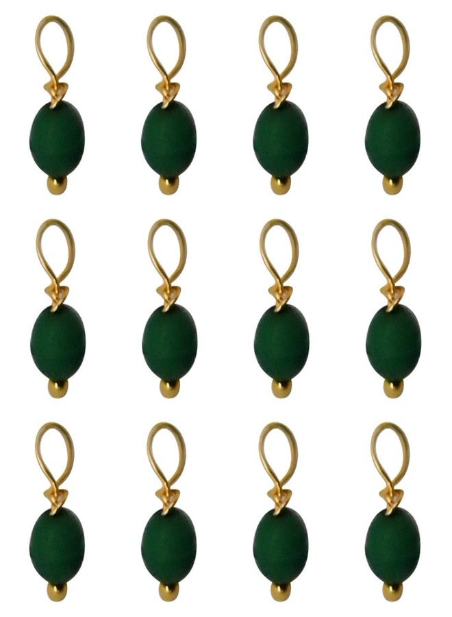 SATRA TRADERS خرز لاريا من ساترا تريدرز | المقاس: 10 مم | الوزن: 100 غرام | اللون: أخضر داكن - Image 1